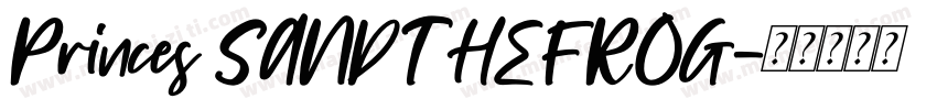 Princes SANDTHEFROG字体转换